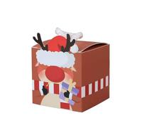 Lot de 50 boîtes en papier pour décorations de fête de Noël - Boîtes à bonbons au chocolat - Sacs festifs pour la maison