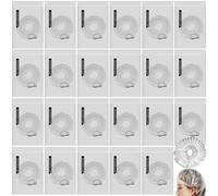 Lot de 50 bonnets de douche jetables de luxe imperméables emballés individuellement ; bonnet élastique en plastique hygiénique propre pour teinture des cheveux ; bonnets de traitement des cheveux pour