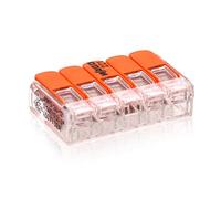 Lot de 50 bornes de connexion 221-415 WAGO avec levier de commande 5 fils