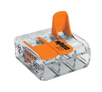 Lot de 50 bornes WAGO 221 Mini 3x4mm² à leviers souple & rigide