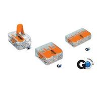 Lot de 50 borniers de connexion avec levier (bornes : 14x2 + 30x3 + 6x5) - WAGO