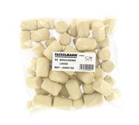 Lot de 50 bouchons de liège droits Bar Concept Fackelmann