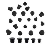 Lot de 50 bouchons en silicone de tailles multiples lavables au lave-vaisselle pour maisons, pubs et laboratoires