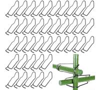 Lot de 50 boucles de connexion pour treillis de jardin - 50 connecteurs métalliques pour construire des structures de treillis personnalisées dans votre jardin (20 mm)