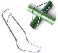 Lot de 50 boucles de connexion pour treillis de plantes - Outil de montage pour tuyaux d'escalade - Piquets de greffe de plantes - Boucle de connexion pour cages de plantes - Clips de support de