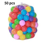 Lot De 50 Boules En Forme D'Océan, Boule Ondulée, Jouet, Épaississement Non Toxique, Respectueux De L'Environnement, Sac En Filet, Sans Goût, Certification Ce