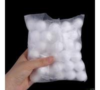 Lot de 50 boules en polystyrène blanc pour loisirs créatifs, décoration de Noël, modélisation, arts et travaux manuels (2,5 cm - 50 pièces)