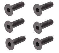 Lot de 50 boulons à tête fraisée haute résistance 4 mm M4 x 20 mm (y compris la tête) Noir (10,9 H/T) Douille Csk Allen Clé à tête Boulon/Vis
