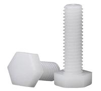 Lot de 50 boulons hexagonaux extérieurs en nylon M12 x 30 mm, pour bricolage, boulons, vis, pièces mécaniques, accessoires, fixations, moules, armoire, fabrication