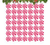 Lot de 50 boutons de bricolage en résine - Accessoires de bricolage de Noël - Boutons de bonbons pour décorations de vêtements festifs, pour fête, maison, école, projet artistique, maman, débutant