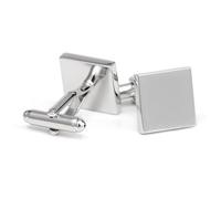 Lot de 50 boutons de manchette ronds en argent rose pour homme - Cadeau de mariage classique