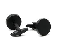 Lot de 50 boutons de manchette vierges pour homme - Couleur argent rose classique - Boutons ronds décontractés formels - Cadeau de mariage pour bricolage, taille unique, Acrylique, Pas de pierre