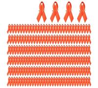 Lot de 50 broches en ruban de satin, nœuds rouges avec épingles de sécurité dorées - Épingles de sensibilisation au VIH et au SIDA - Journée mondiale du sida, collecte de fonds et promotions de fonds
