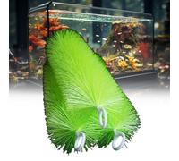 Lot de 50 brosses filtrantes en acier inoxydable pour bassin à poissons - Grande filtration de l'eau de piscine pour bassins koï, aquariums et jardins d'eau (90 cm) - Solution de nettoyage efficace et