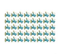 Lot de 50 buses d'arrosoir pour flacons pulvérisateurs de tournesol, outils de jardinage pratiques pour transformer des bouteilles en plastique (bleu)