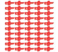 Lot de 50 buses de brumisation pour systèmes d'irrigation par aspersion conçus pour raccords de tuyaux en PVC PPR PE utilisés dans le jardin de pelouse et l'agriculture à petite échelle (360 degrés)