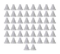 Lot de 50 buses de pommeau de douche de rechange en silicone avec embout rond