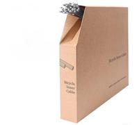 Lot de 50 câbles de frein intérieurs galvanisés pour levier de frein de vélo de montagne, conçus pour la résistance et le mouvement fluide du fil dans les conduits (frein de route de 1,7 m)