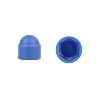 Lot de 50 caches de protection for écrous hexagonaux en plastique PE, anti-poussière et anti-rayures, flexibles et adaptés aux modèles M3 à M24(Blue,M5*8 * 10)