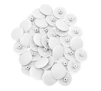 Lot de 50 caches-vis Snap On Bifix pour vis Phillips Ph2 et vis Pozidrive Pz2, blanc