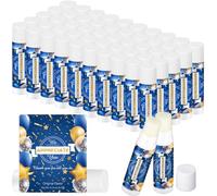 Lot de 50 cadeaux de fête des pères en vrac pour employés - Baume à lèvres hydratant - Baume à lèvres hydratant - Pour les employés bénévoles - Cadeau de remerciement - Pasteur - Pour femmes et hommes