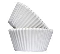 Lot de 50 caissettes à cupcakes colorées en papier sulfurisé 50 mm Blanc