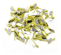 Lot de 50 cales dentaires à matrice sectionnelle - Cales de restauration des dents et matrices métalliques pour procédures molaires et prémolaires, kit d'outils orthodontiques