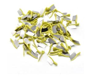 Lot de 50 cales dentaires à matrice sectionnelle - Cales de restauration des dents et matrices métalliques pour procédures molaires et prémolaires, kit d'outils orthodontiques