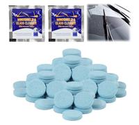 Lot de 50 capsules concentrées pour lave-vitres biodégradable équivalent à 200 litres, économise 95 % de plastique, efficace, compact et puissant pour toutes les saisons