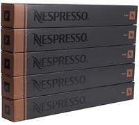 Lot de 50 capsules de café Nespresso originales, parfum Cosi, 5 étuis.