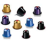 Lot de 50 capsules Nespresso authentiques pour machine à café