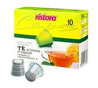 Lot de 50 capsules Ristora thé au citron compatible avec machines à café Nespresso