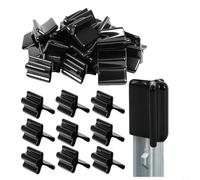 Lot de 50 capuchons de poteau en T en PVC pour clôture de jardin, housses de protection résistantes aux intempéries pour éviter les blessures et prolonger la durée de vie, installation facile à