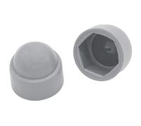 Lot de 50 capuchons de protection pour vis et écrous M10 - Largeur de clé 17 - Gris - Capuchons de protection pour vis et écrous - Capuchons de protection en plastique