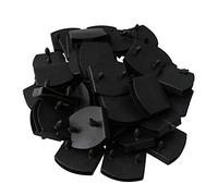 Lot de 50 Capuchons de Rechange en Plastique pour Lattes de lit - Trou intérieur de 55 mm - Noir