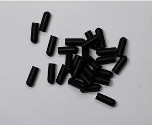 Lot de 50 capuchons ronds courts pour diamètre extérieur de 2,2 cm de diamètre extérieur de 3 mm (lot de 50) pour extrémité de tube de poteau de tuyau, protecteurs de filetage, masquage de peinture,