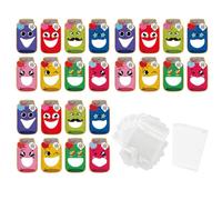 Lot de 50 cartes à échanger amusantes en forme de visage - Pour , filles, amis, voyage, école, salle de t anniversaire
