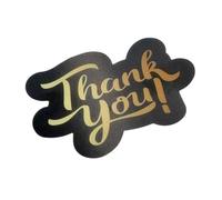 Lot de 50 cartes de remerciement vertes pour mariage, cadeaux d'entreprise, reconnaissance des clients - Cartes de remerciement dans un emballage en vrac