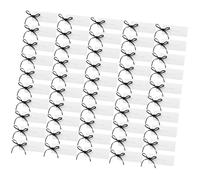 Lot de 50 cartes de siège polyvalentes avec 50 rubans en velours doux 10 x 4 cm - Cartes de nom vides pour mariages et célébrations - Cartes élégantes pour spécial