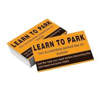 Lot de 50 cartes de stationnement amusantes pour les conducteurs Bad Drivers Joke, accessoires pour carte humoristique