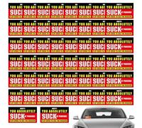 Lot de 50 cartes de stationnement « You Suck at Parking Cards », « Hey You Absolutely Suck at Parking Cards », tickets de stationnement amusants, faux tickets de stationnement, farces amusantes pour