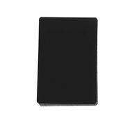 Lot de 50 cartes de visite vierges en aluminium pour gravure à la maison, au bureau, 9 couleurs