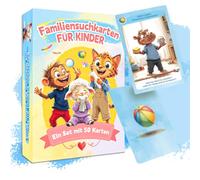 Lot de 50 cartes d'exploration pour enfants - Jeu éducatif d'intérieur à la maison pour filles et garçons - Découverte vigilante avec les yeux ouverts (observation)