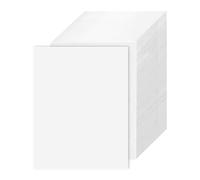 Lot de 50 cartes postales blanches - 14,8 x 10,5 cm - Format A6 - Cartes postales vierges - 350 g/m² - Papier DIN A6 - Imprimables - Cartes en papier kraft - Cartes à personnaliser soi-même pour la