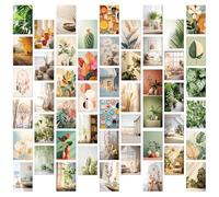 Lot de 50 cartes postales de style nordique - Cartes d'art paysage pittoresque pour décoration murale, maison, scrapbooking, vœux et invitations (design minimaliste et frais)