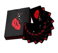 Lot de 50 cartes romantiques pour couple - Questions relationnelles et tâches séduisantes pour les couples - Avec Kama Sutra Inspiration - Parfait pour les soirées de rendez-vous, la Saint-Valentin et