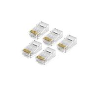 UGREEN Lot de 50 Cat 5e Connecteur RJ45 Ethernet Réseau Embout Fiche 8P8C pour Câble Réseau Cat 6/5e/5