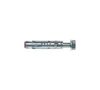fischer - Cheville à douille pour fixations lourdes TA M8 S/10 en acier électrozingué, avec vis/Boite de 50
