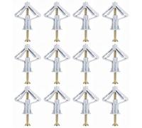 Lot de 50 chevilles papillon pour corps creux - Chevilles à expansion M8 - Pour placoplâtre, plaques de plâtre, plaques de plâtre, plaques de plâtre, plaques de plâtre, plaques de plâtre, murs creux