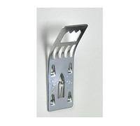 Lot de 50 cintres pour planche en mousse - Finition plaqué zinc - 5 mm